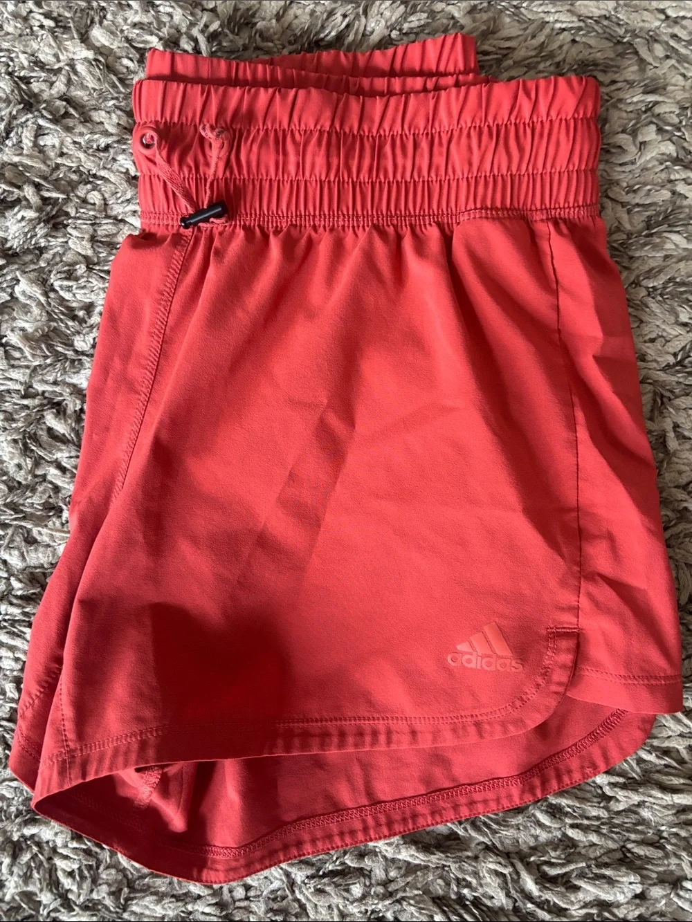 adidas Women’s Terracotta Red Performance Aeroready Running Shorts
